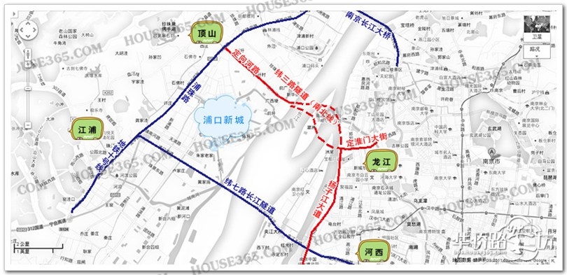 目前浦珠路已经完全改造成 江北大道"快速路,并且顺利通车,大大算短