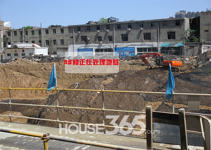 融尚中央住区8#楼施工进度（2014.06.17）