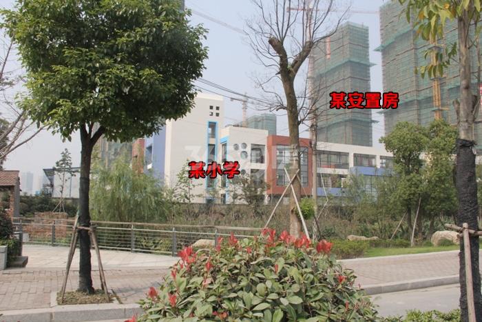 中国铁建江南国际城周边安置房和小学实景图 2015.10摄 