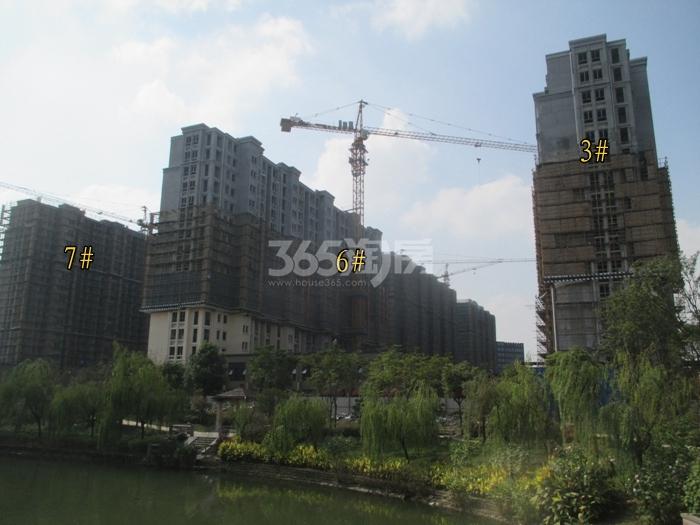 阳光城翡丽湾3、6、7号楼施工进度实景图 2015年10月摄  