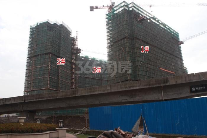 交通晓时代1、2、3施工进度实景图 2015年12月摄