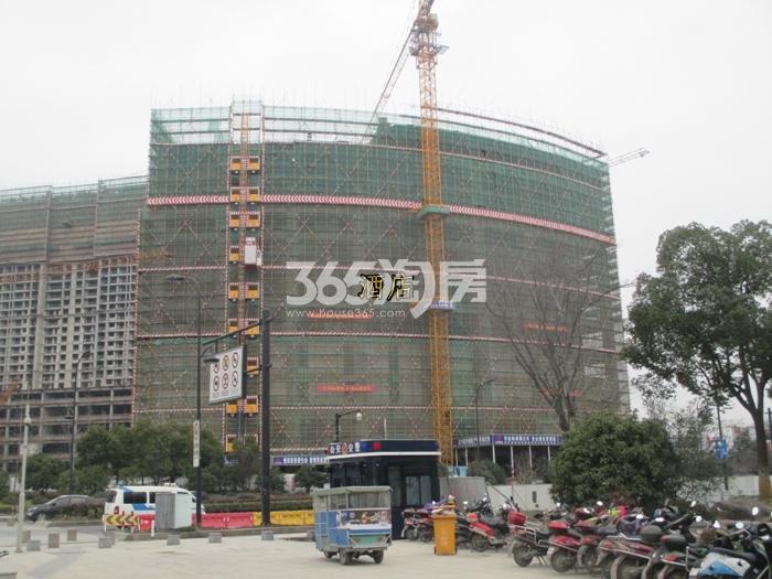 华元欢乐城项目酒店施工进程图（2016.1）