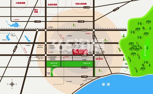 徽盐世纪广场区位图
