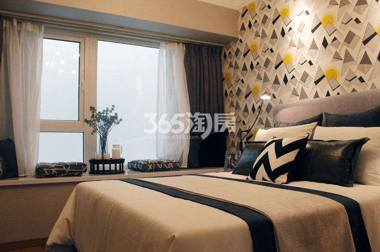 中国铁建保利像素B户型89方样板房——卧室
