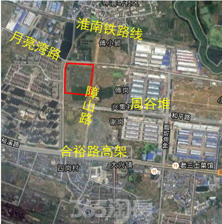 滁州金鹏E1610号地块区位图