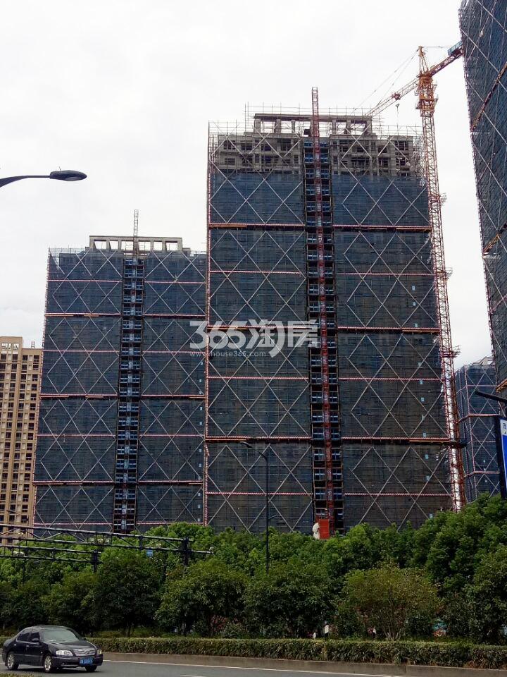2017年9月底上实海上海部分楼栋实景