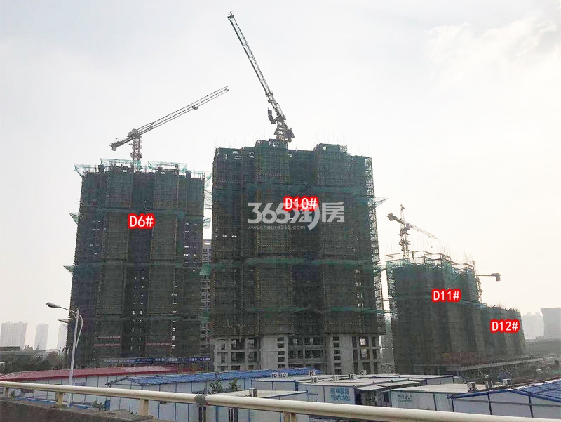 华侨城运河湾D区工程实景图（2020.10.31 摄）
