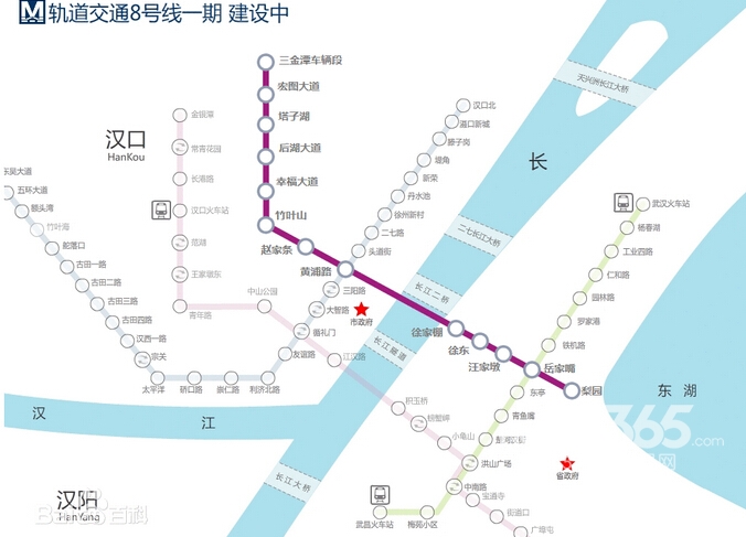 地铁8号线一期是武汉首个以bt模式(建设-移交)建设的轨道交通项目.