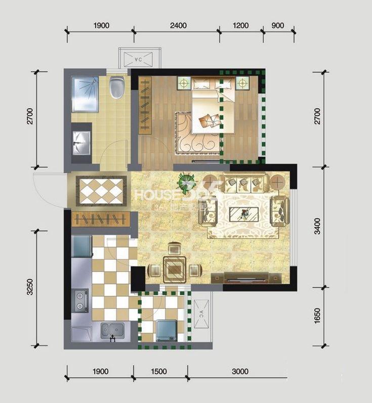 蒂梵尼town户型图一号楼d4户型